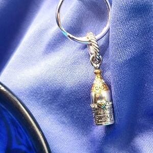 Brighton Charm Champagne Bottle says "Brighton Bubbly" with a heart!